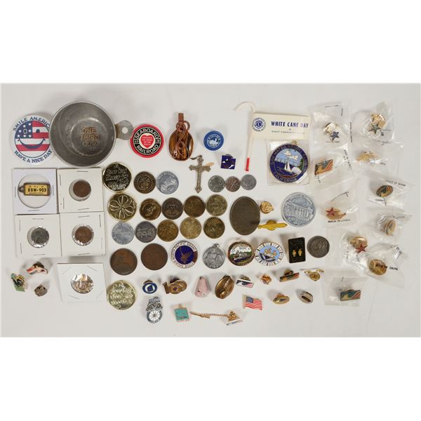 Tokens, Medals, Exonumia Grab Bag (Approx. 80) [204654]