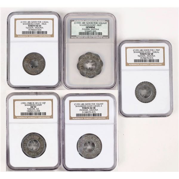 Shamrock Dairy Token Group (5) [207205]