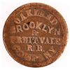 Image 1 : Brooklyn & Fruitvale Railroad Token [205726]