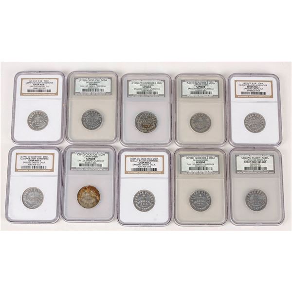 German Bakery Tokens (10) [207215]