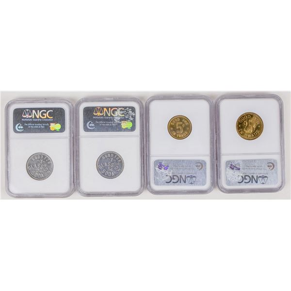 California Uncirculated Token Group (4) [207213]