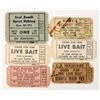 Image 1 : Rare SoCal Fishing Bait Tokens (6) [204221]