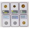 Image 2 : Uncirculated California Tokens (6) [207208]