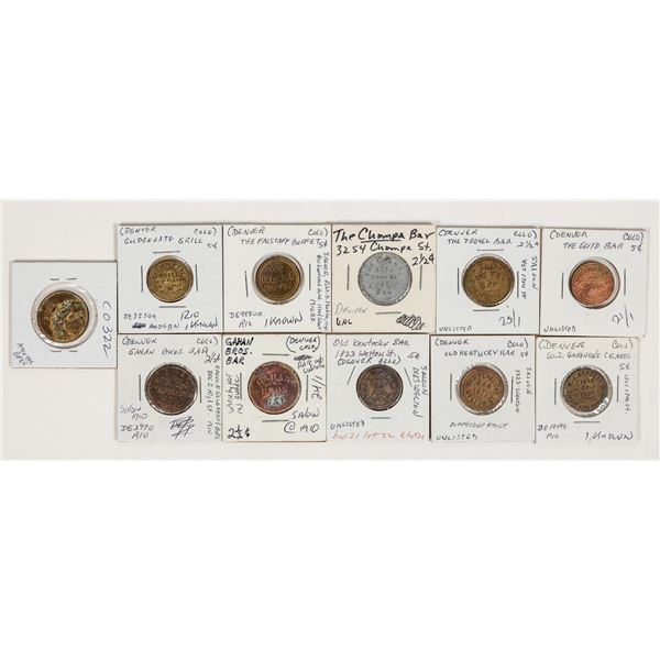 Denver Maverick Tokens (10) [198337]