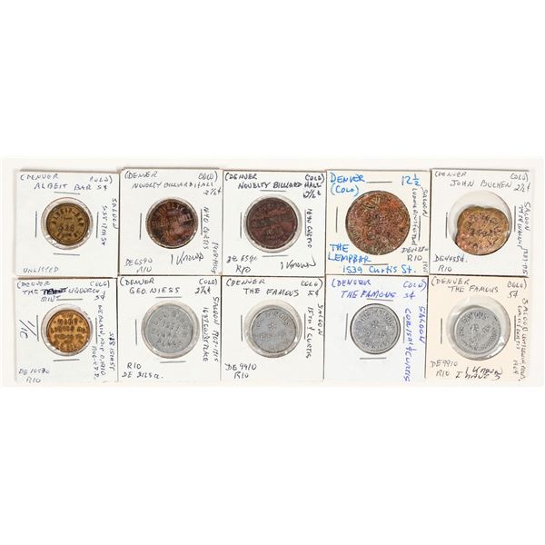 Denver Maverick Tokens (10) [198339]