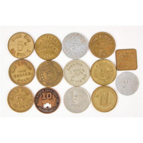 Colorado Towns Token Collection (14) [205579]