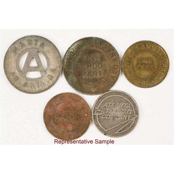 Georgia Transportation Tokens  (300+) [207121]