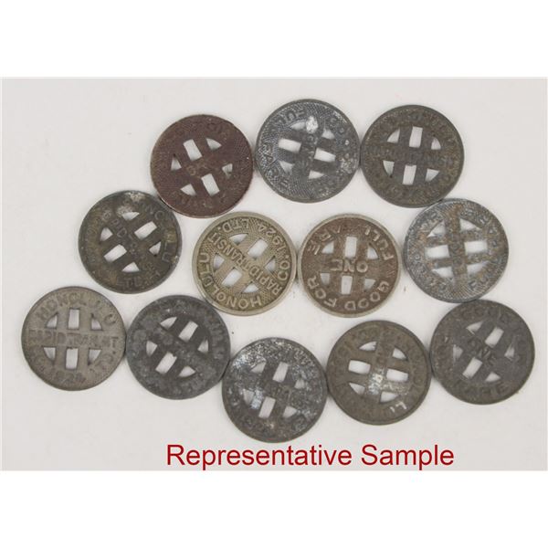 Hawaii Transportation Tokens (19) [207125]