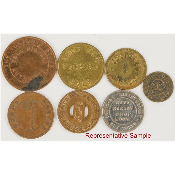 Illinois Transportation Tokens (300+) [207042]