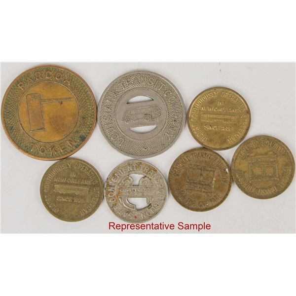 Louisiana Transportation Tokens (40) [207135]