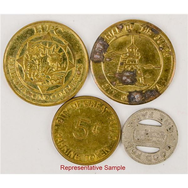 Montana Transportation Tokens (11) [207172]