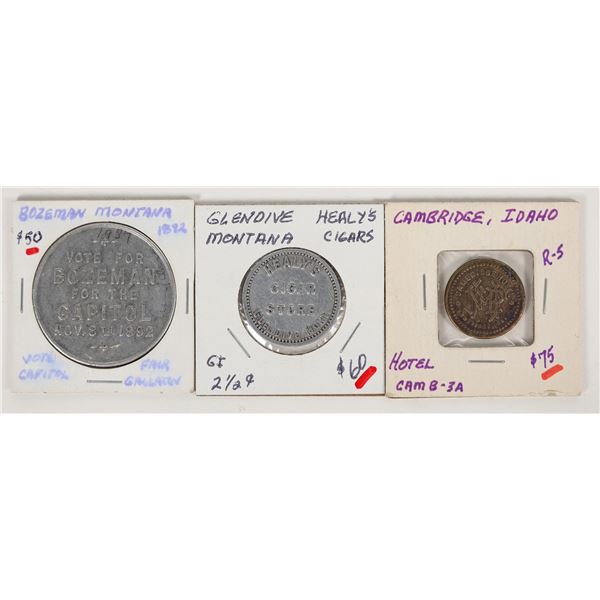 Idaho/Montana Tokens (3) [204726]