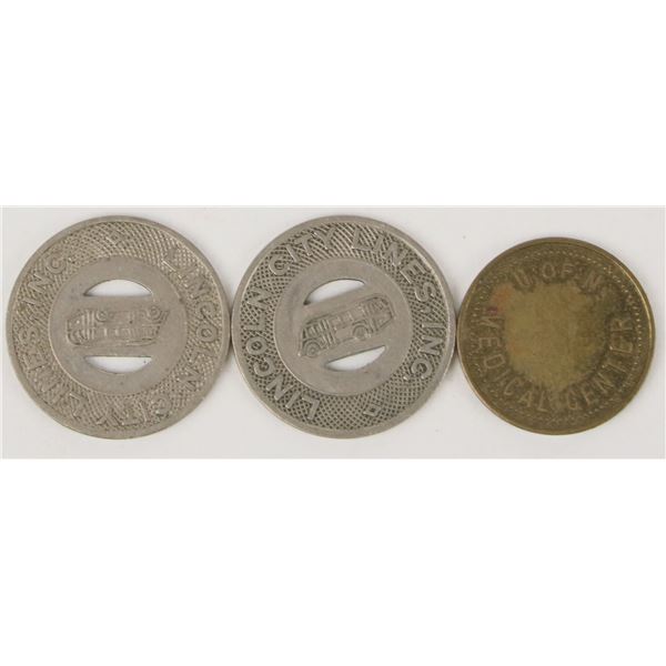 Nebraska Transportation Tokens (5) [207138]