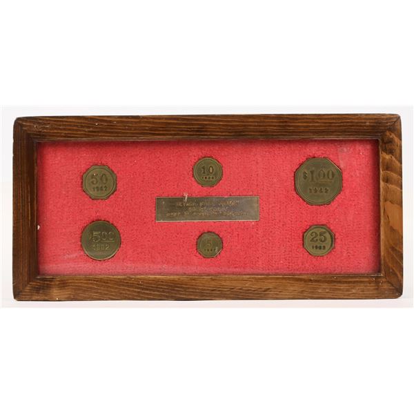 Nevada State Prison Gambling Token Set [206967]