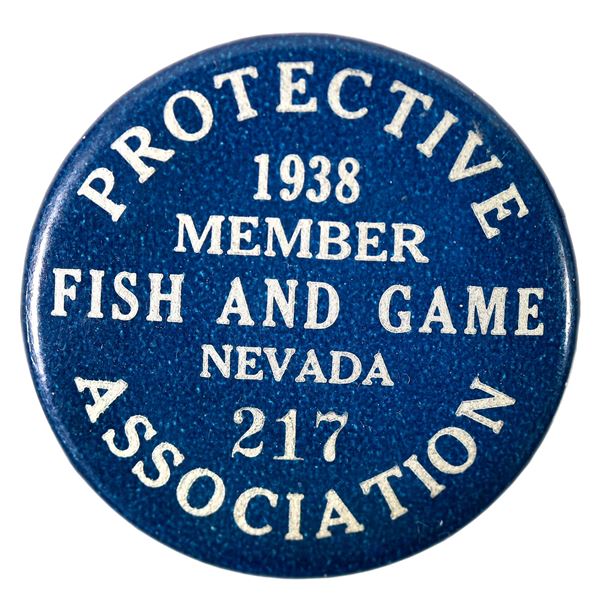 1938 Nevada Fish & Game License pinback [207414]