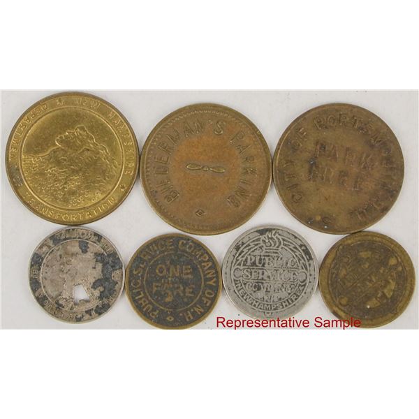 New Hampshire Transportation Tokens (25) [207132]