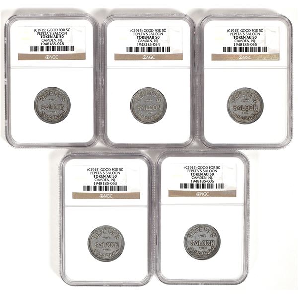 Pepeta's Saloon Graded Tokens (5) [197135]