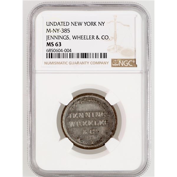 Jennings, Wheeler & Company Token [202952]