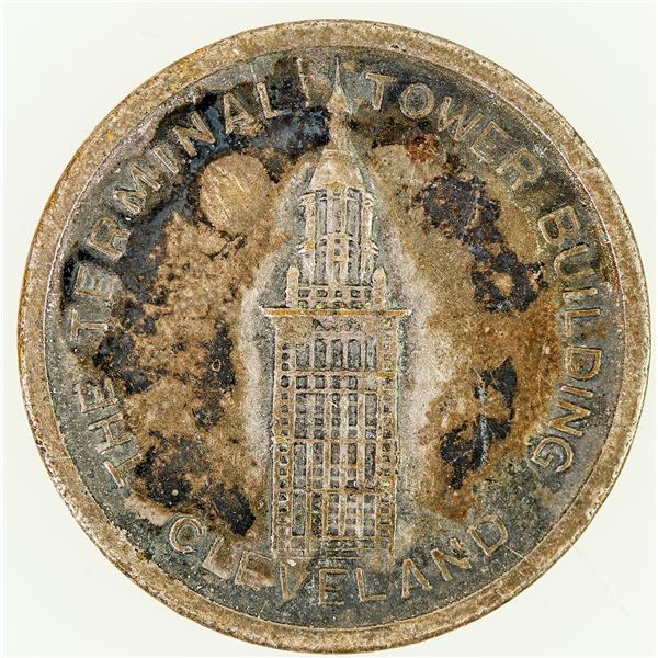 Terminal Tower Telescope Platform Token [202574]