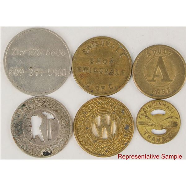 Ohio Transportation Tokens (80) [207040]