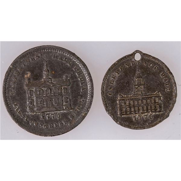 Centennial Exposition Tokens (2) [205939]