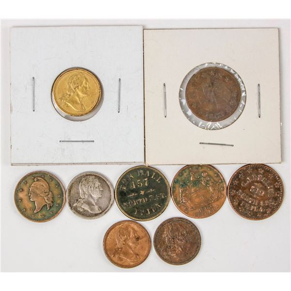 Philadelphia Civil War Tokens (9) [205964]