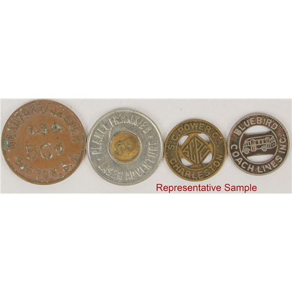 South Carolina Transportation Tokens (10) [207123]