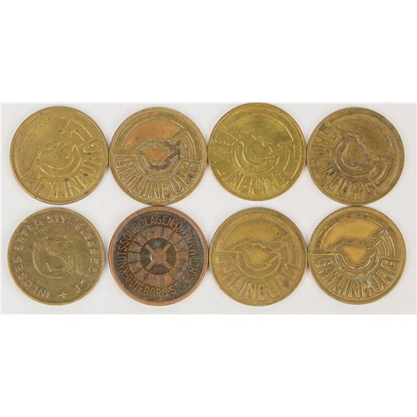 Tennessee Transportation Tokens (10) [207129]