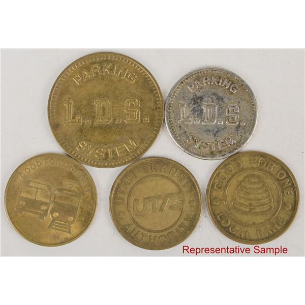 Utah Transportation Tokens (30+) [207041]