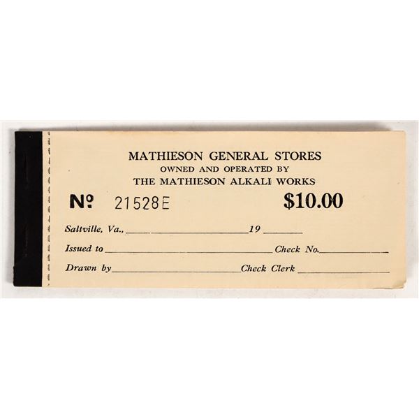 Mathieson Alkali Works General Store Coupon Book [204979]