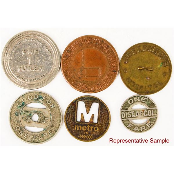 District of Columbia Transportation Tokens (200+) [207173]
