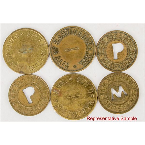 West Virginia Transportation Tokens (23) [207130]