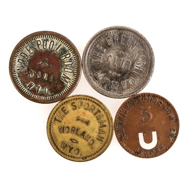 Wyoming Tokens (4) [205582]