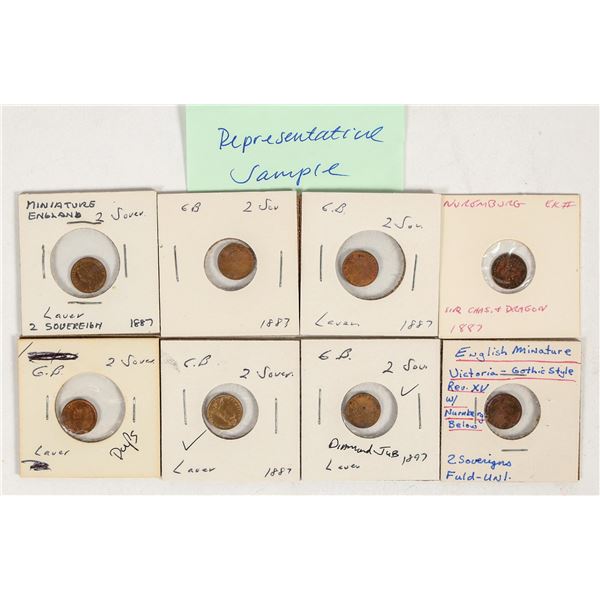 Gaming Counters - Lauer - 2 Sovereign, 14 pcs [201577]