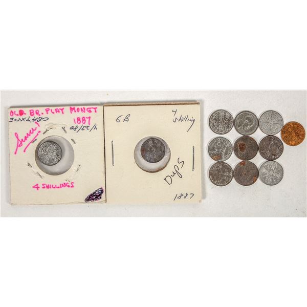 Gaming Counters - Lauer - 4 Shilling, 11pcs [201575]