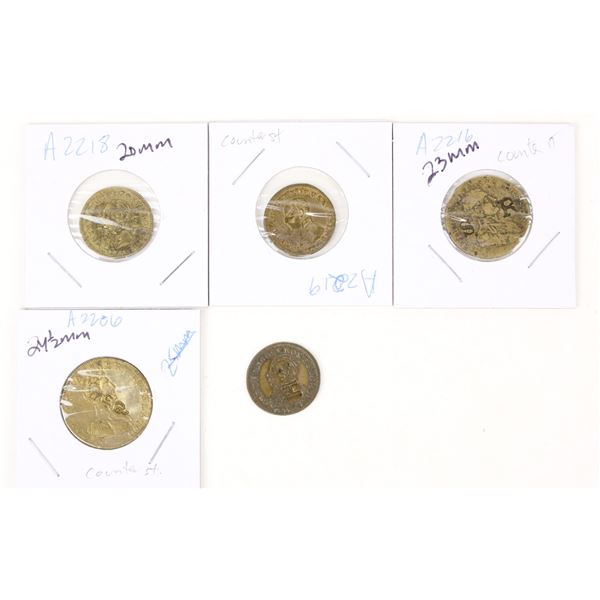 Counter Stamped Jetons (5) [206272]