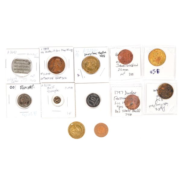 Foreign Counters & Tokens, 12pcs [202572]