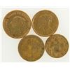 Image 1 : Brass Counters Marked MODEL, Half Sov, 4pcs [190703]