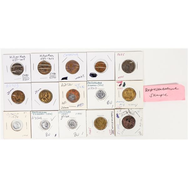 Brass Counters, Foreign, 35pcs [190700]