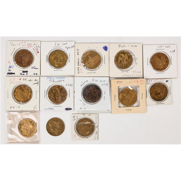 US $10 Gold Counters Collection (13) [206468]