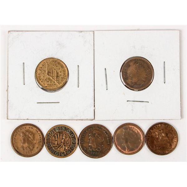 Patriotic Civil War Cents (7) [205966]