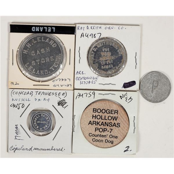 Trade Tokens from FL, AR, and TN (5) [198407]