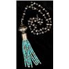 Image 2 : Navajo Made Lariat Style Turquoise Necklace [202780]