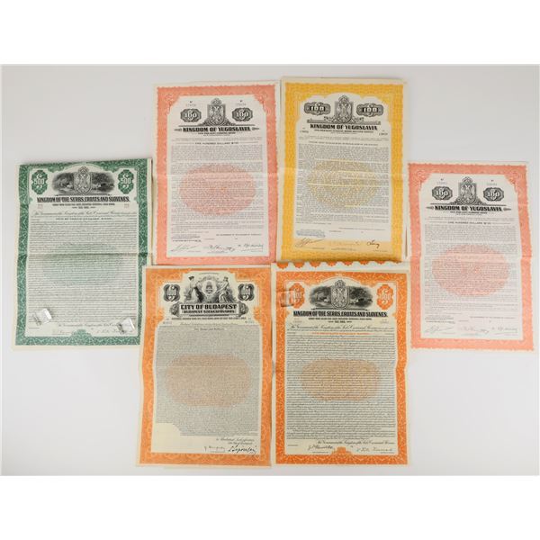 Slovokian and Hungarian Bonds (6) [207591]