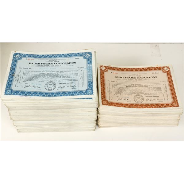 Kaiser-Frazer Corporation Stock Certificates (2000) [207454]