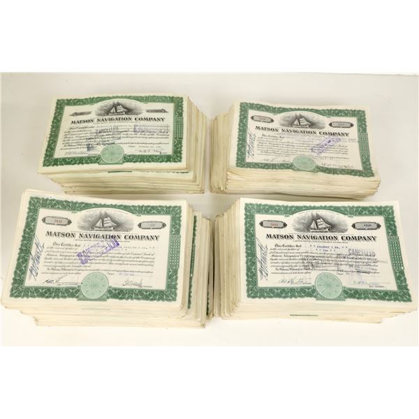 Matson Navigation Company Stocks (2000) [207450]