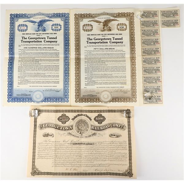Georgetown Railroad Bonds (3) [207504]