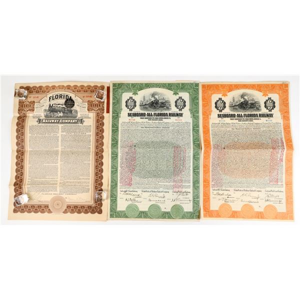 Florida Railway Gold Bonds (3) [207495]