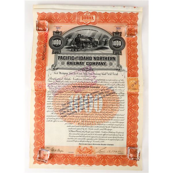 Pacific & Idaho Northern Railway Co. Gold Bond, 1899 [207596]