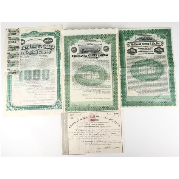 Massachusetts Railroad Gold Bonds (4) [207488]